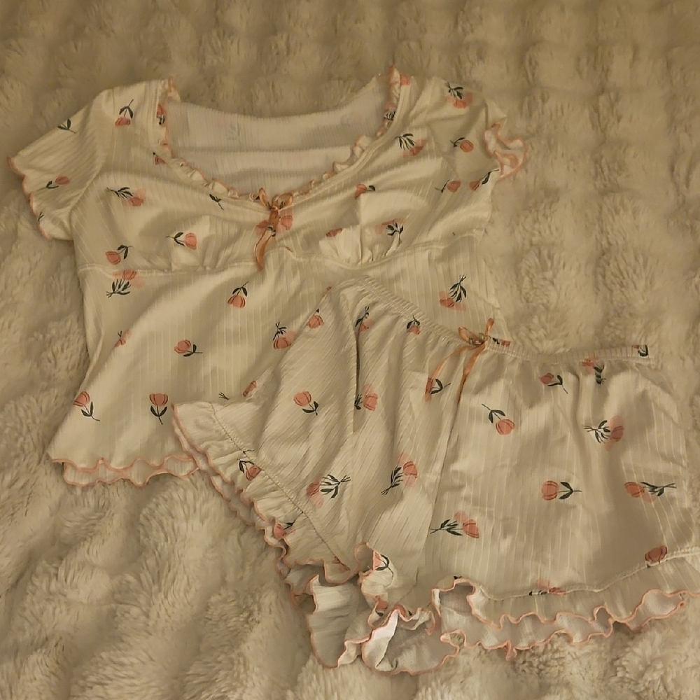 Floral Print Women's Sleepwear Set